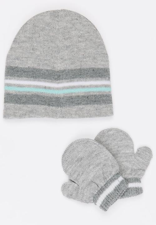Character Baby - Tiny Tatty Teddy Beanie and Mittens Sets Multi-colour