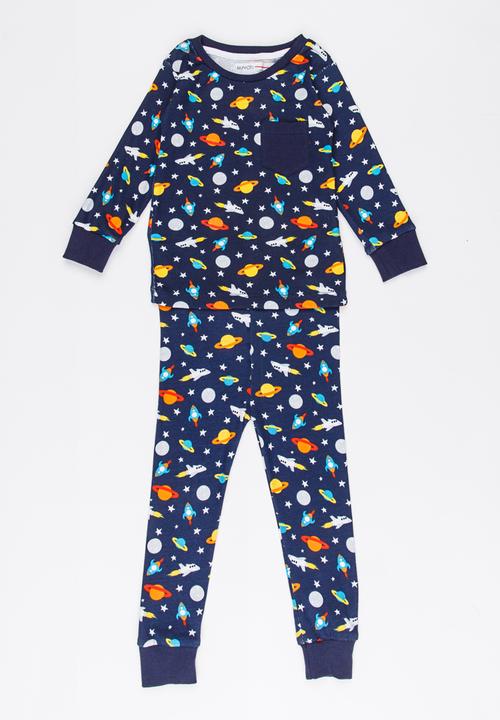 MINOTI - Printed Pajama Set Navy