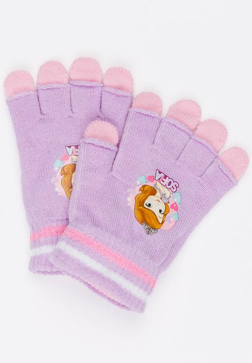 Character Fashion - Sofia The First 2 Pack Gloves Multi-colour