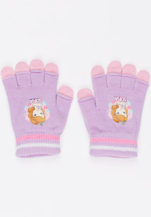 Character Fashion - Sofia The First 2 Pack Gloves Multi-colour