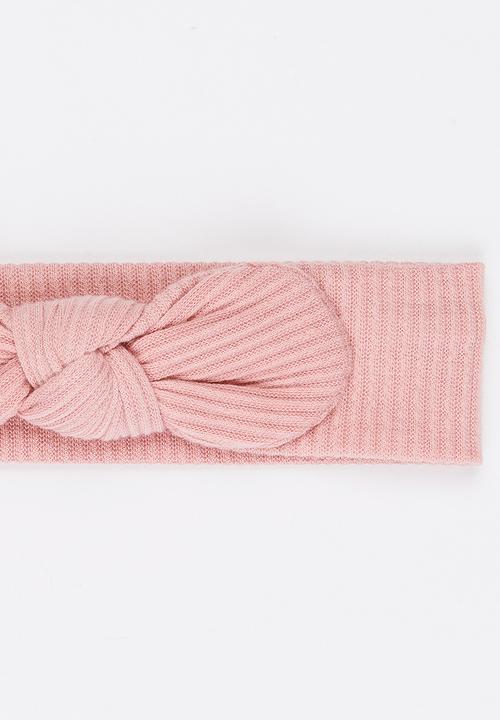 Pop Candy - Knot Tie Headband Pale Pink