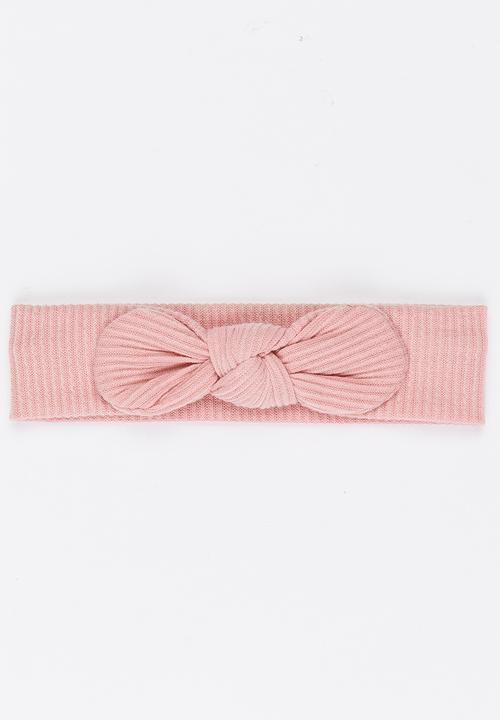 Pop Candy - Knot Tie Headband Pale Pink