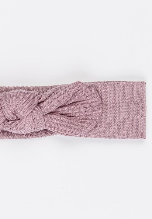 Pop Candy - Knot Tie Headband Dark Purple