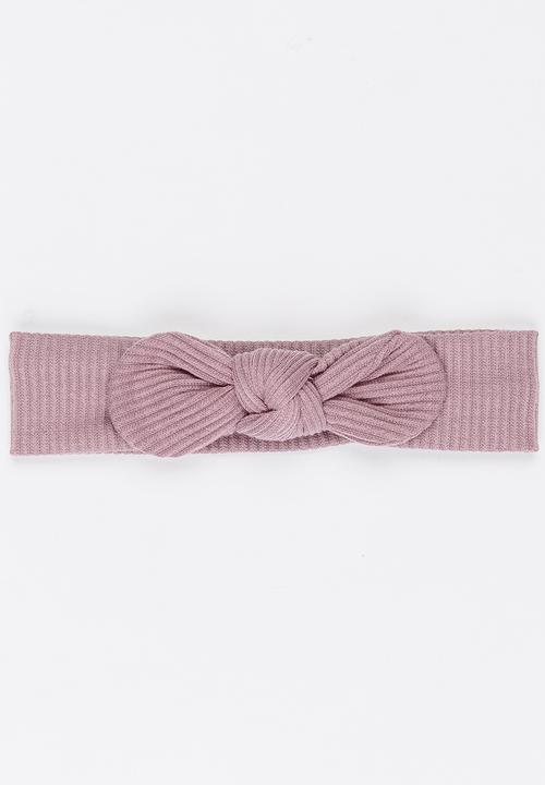 Pop Candy - Knot Tie Headband Dark Purple