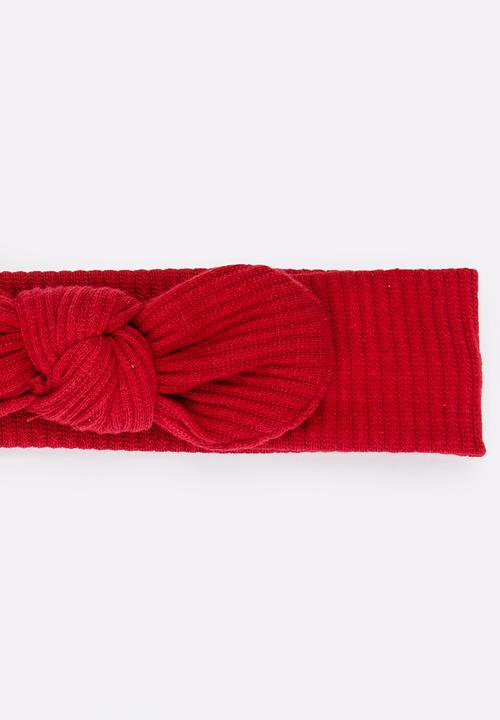 Pop Candy - Knot Tie Headband Red