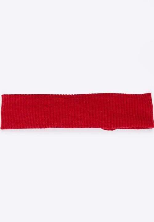 Pop Candy - Knot Tie Headband Red
