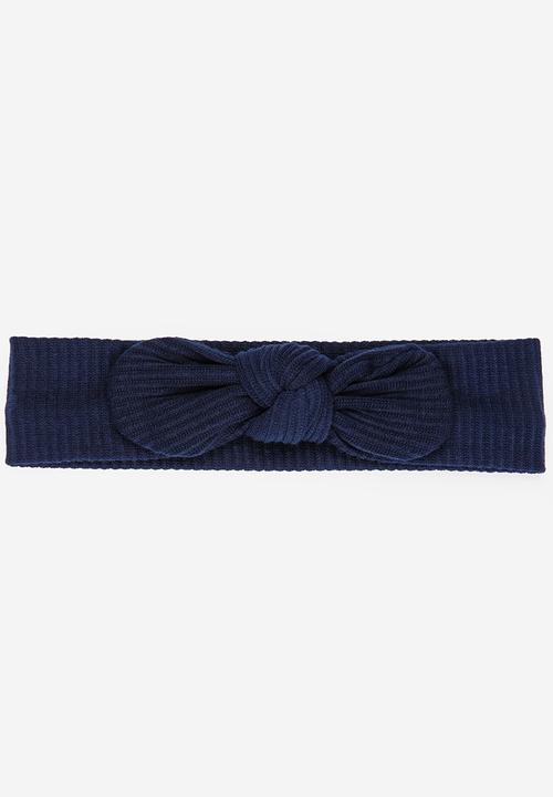 Pop Candy - Knot Tie Headband Navy