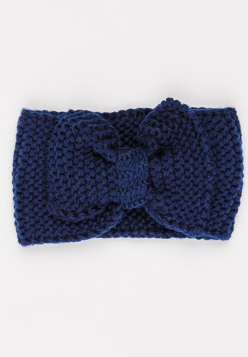 Pop Candy - Crochet Headband Navy