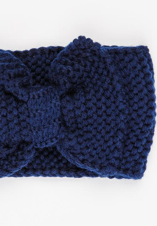 Pop Candy - Crochet Headband Navy