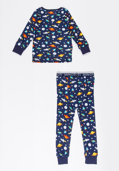 MINOTI - Printed Pajama Set Navy