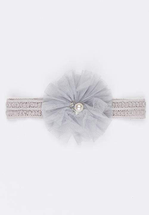 Pop Candy - Embellished Alice Band Grey