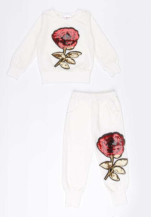 Pop Candy - Rose Detail Set White