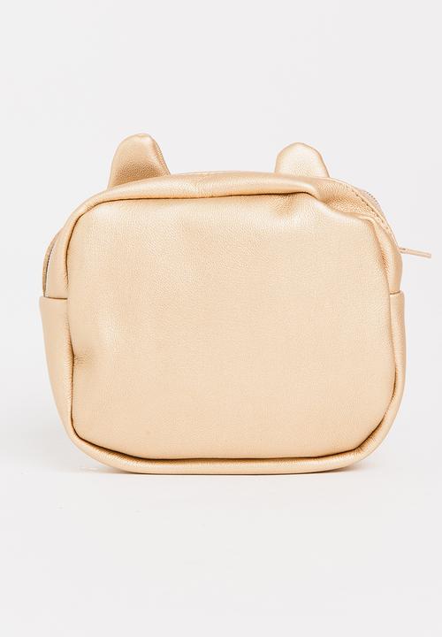 Pop Candy - Sling Bag with Cat Ear Detail Gold