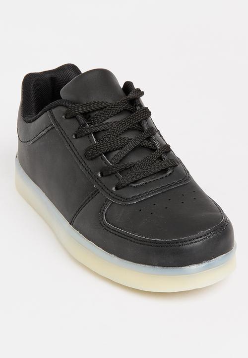 Pop Candy - Light Up Rechargeable  Sneaker Black