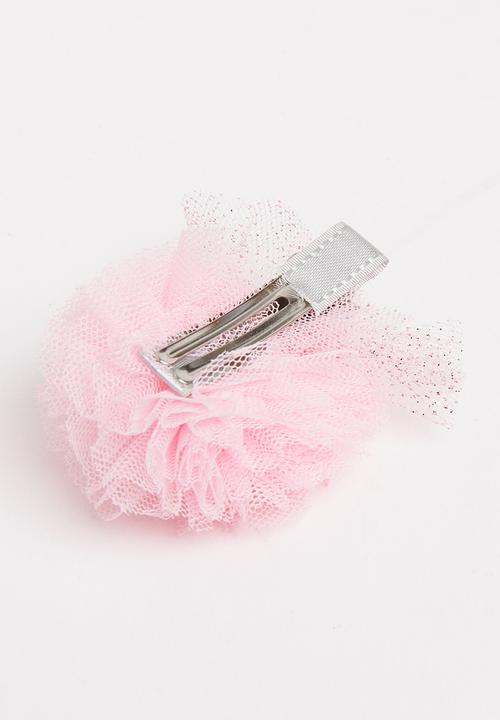 Pop Candy - Pom-Pom Hair Clip Mid Pink