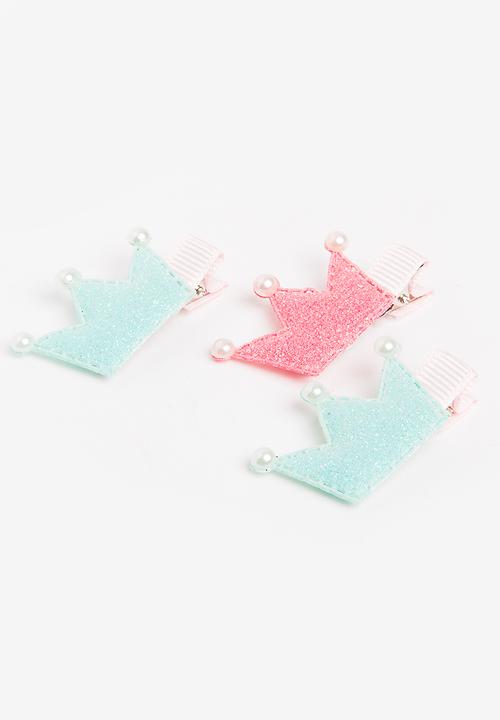 Pop Candy - Crown Hair Clip Multi-colour