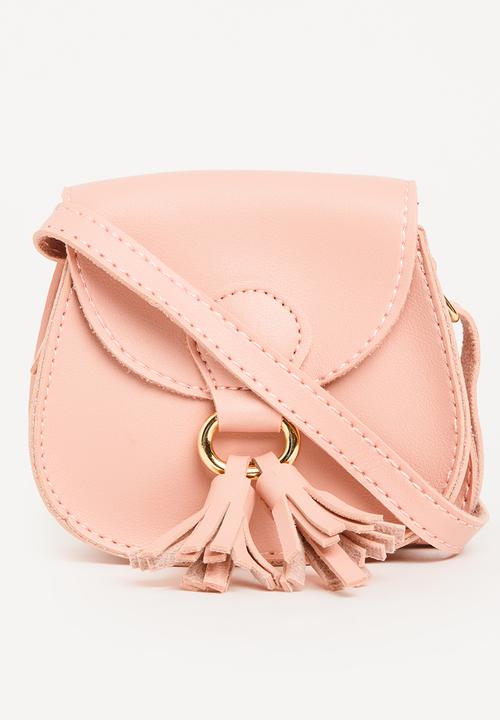 Pop Candy - Sling Bag with Belt Detail Mid Pink