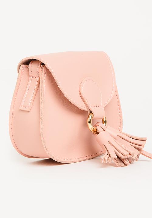Pop Candy - Sling Bag with Belt Detail Mid Pink