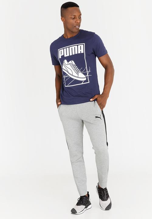 PUMA - Puma Track Tee Mid Blue