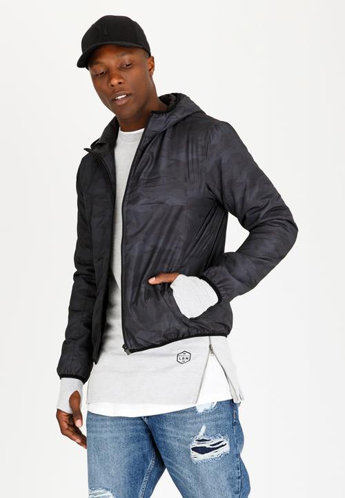 Brave Soul - Descent Windbreaker Jacket Black