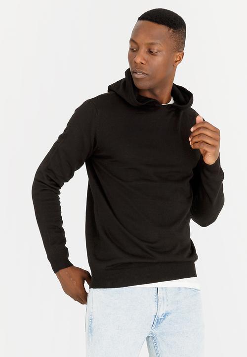 PROCESS BLACK - Clinton Knitwear Hoody Black