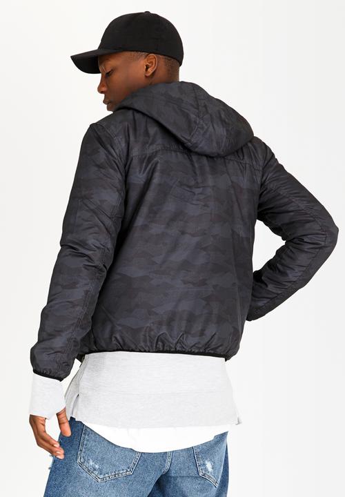 Brave Soul - Descent Windbreaker Jacket Black