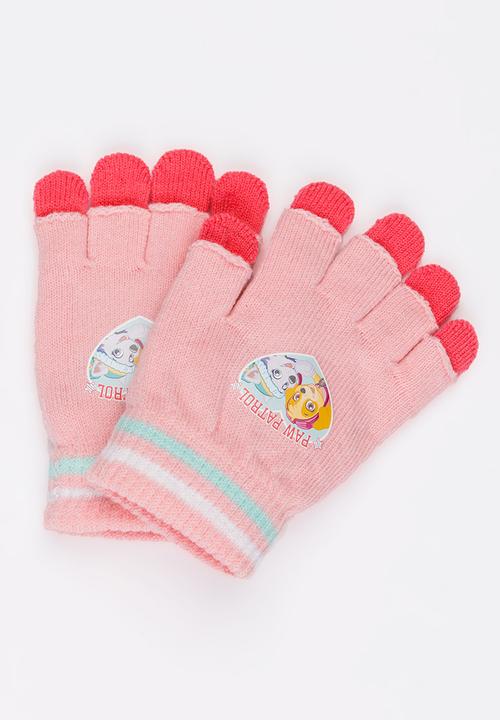 Character Fashion - Paw Patrol 2 Pack Gloves Mid Pink
