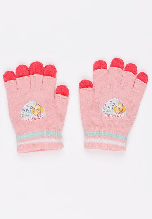 Character Fashion - Paw Patrol 2 Pack Gloves Mid Pink