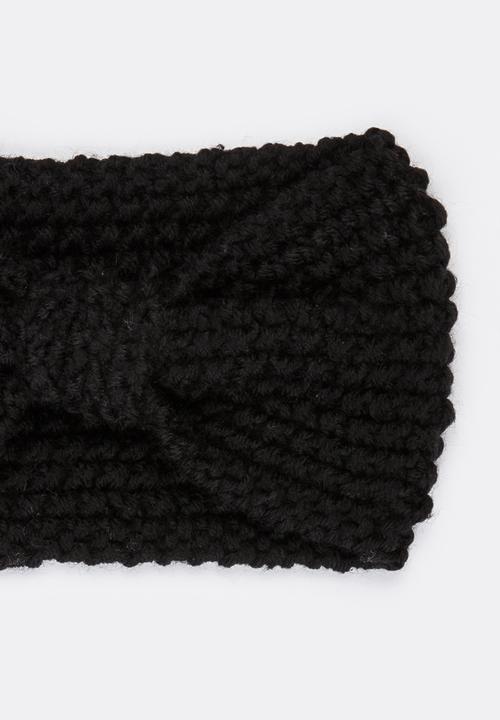Pop Candy - Crochet Headband Black