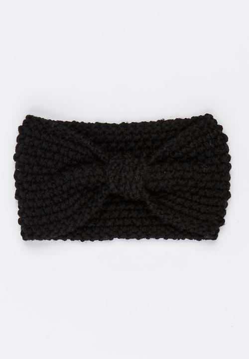Pop Candy - Crochet Headband Black