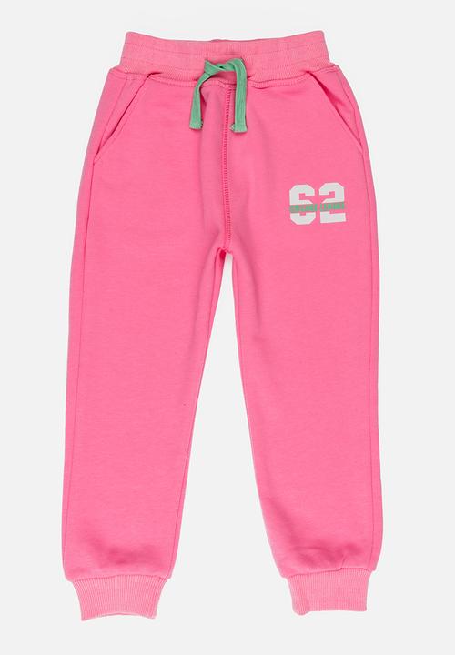 Pop Candy - Fleece joggers - mid pink 