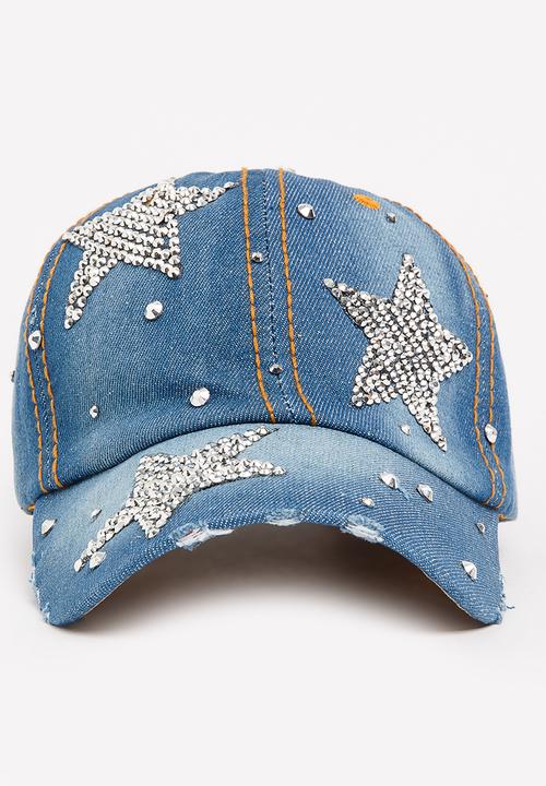 Pop Candy - Denim Star Cap Dark Blue