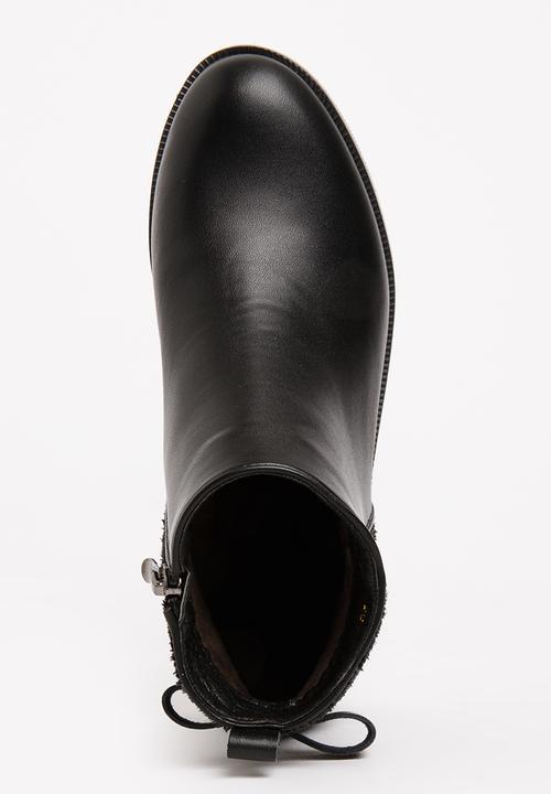 Pop Candy - Girls PU Ankle Boot Black