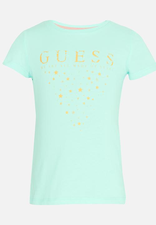 GUESS - Star Tri Tee Pale Blue