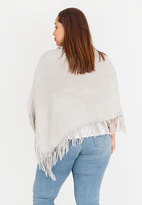 Joy Collectables - Metallic-effect Poncho Silver