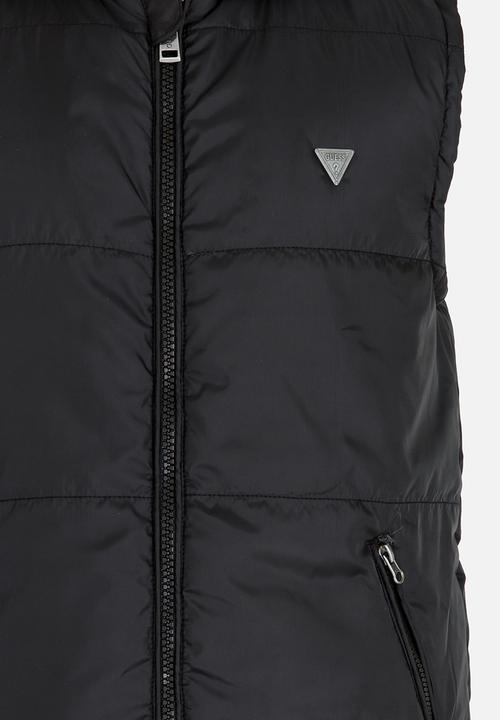 GUESS - Puffer Hoody Jacket Black