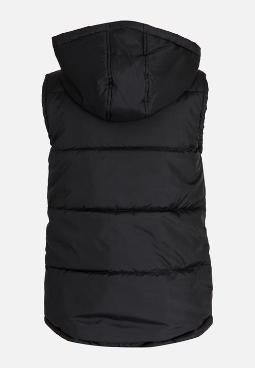GUESS - Puffer Hoody Jacket Black