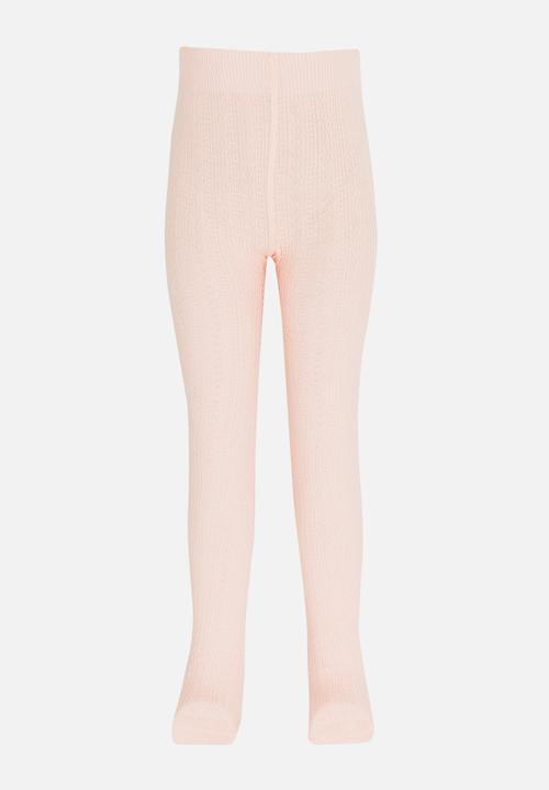 MINOTI - Delicate Pointelle Tights Pale Pink