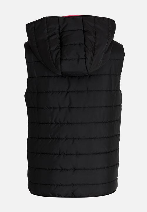 GUESS - Puffer Hoody Jacket Black