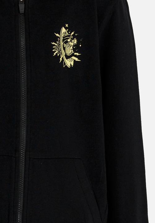 Hurley - Beach Club Destroy Hoody Black
