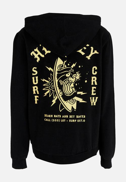 Hurley - Beach Club Destroy Hoody Black