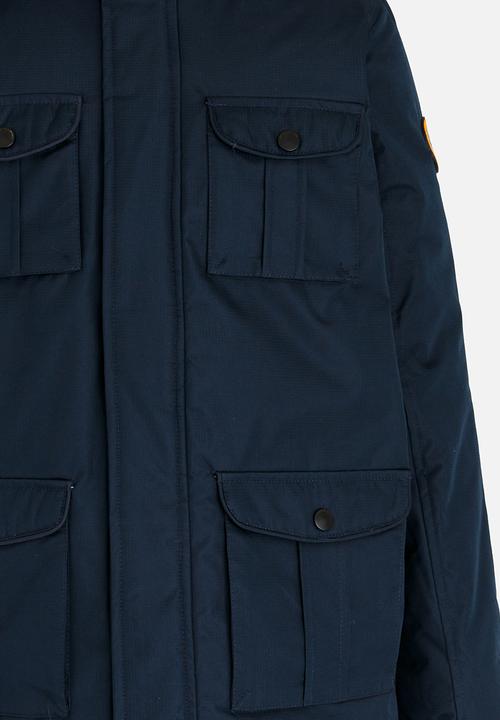 Brave Soul - Ripstop Parker Jacket Navy