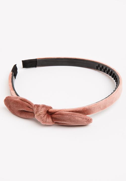 Pop Candy - Velveteen Alice Band Brown