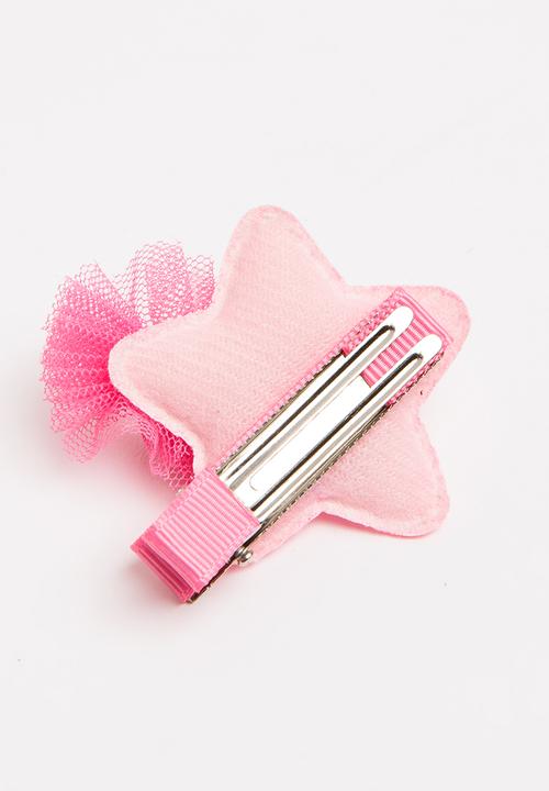 Pop Candy - Star Hair Clip Mid Pink