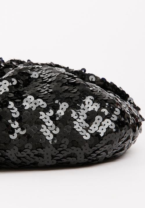 Pop Candy - Glitter Beret Black