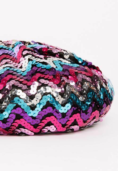 Pop Candy - Glitter Beret Multi-colour