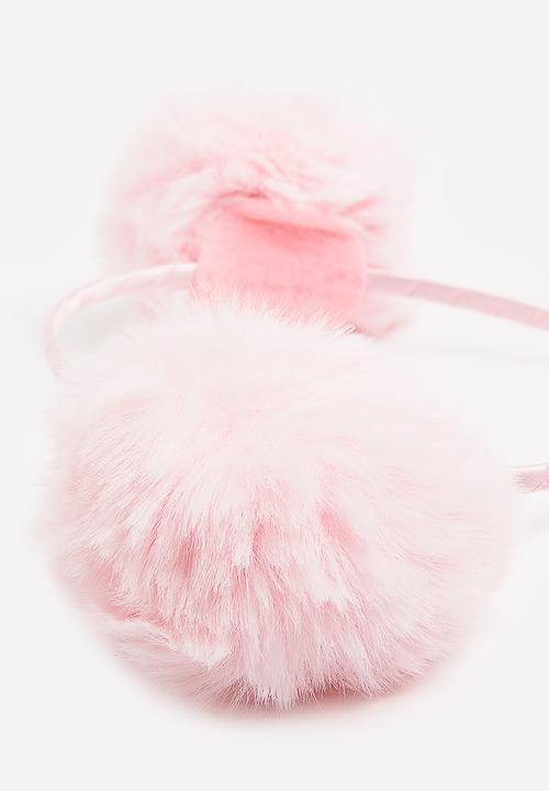 Pop Candy - Pom-Pom Alice Band Pale Pink