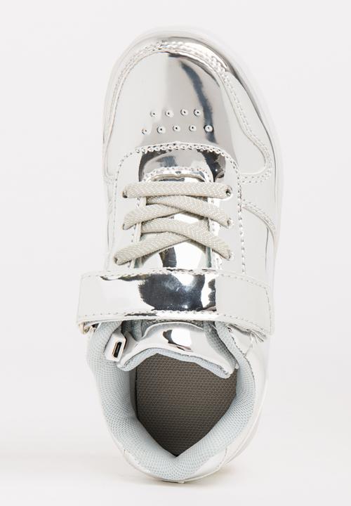 Pop Candy - Light Up Sneaker Silver