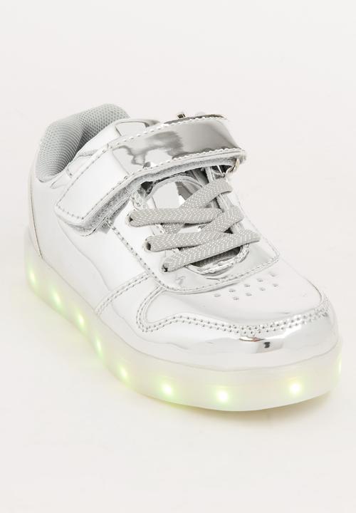 Pop Candy - Light Up Sneaker Silver