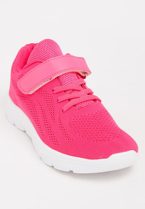 Pop Candy - Lace  Up Sneaker Dark Pink